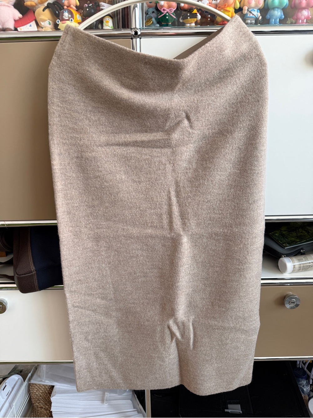 COS Beige Ribbed Knit Skirt - Picture 2 of 4